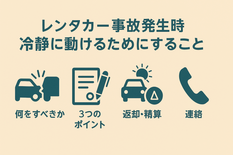 レンタカー　事故