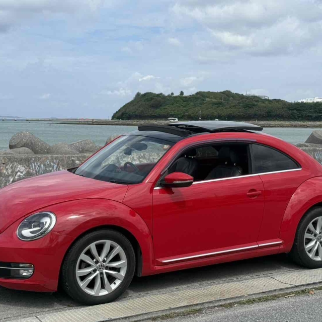ザ・ビートル　サンルーフ付き！  トランク広々！　各種カラーご用意　１泊２のバナー画像